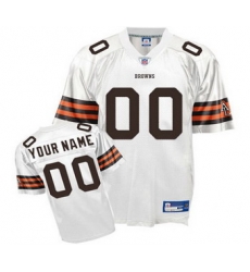 Cleveland Browns Customized Jerseys White Jerseys Cleveland Browns Customized Jerseys White Jerseys