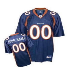 Denver Broncos Customized Jerseys blue Denver Broncos Customized Jerseys blue