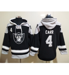 Men Las Vegas Raiders 4 Derek Carr Stitched Hoodie Men Las Vegas Raiders 4 Derek Carr Stitched Hoodie