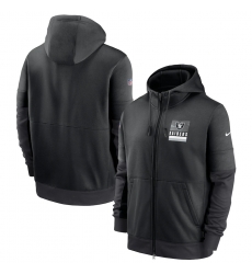 Men Las Vegas Raiders New 2020 Nike Gray Black Fan Gear Mascot Performance Full Zip Hoodie Men Las Vegas Raiders New 2020 Nike Gray Black Fan Gear Mascot Performance Full Zip Hoodie