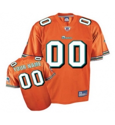 Miami Dolphins Customized Jerseys Orange jerseys