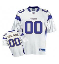 Minnesota Vikings Customized Jerseys white Minnesota Vikings Customized Jerseys white