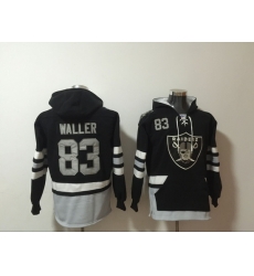 NFL Men Las Vegas Raiders 83 Darren Waller Stitched Hoodie NFL Men Las Vegas Raiders 83 Darren Waller Stitched Hoodie