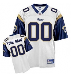 St Louis Rams Customized Jerseys white
