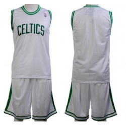 Boston Celtics Blank White Jerseys&Shorts