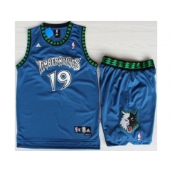 Minnesota Timberwolves 19 Sam Cassell Blue Swingman NBA Jerseys Short Suits