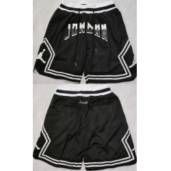 Men Michael Jordan Black Shorts