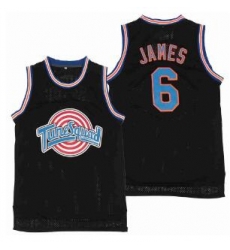 Tune Squad Space Movie jersey Black 6 Lebron James