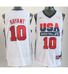Youth 1992 Olympics Team USA 10 Kobe Bryant White Swingman Jersey Youth 1992 Olympics Team USA 10 Kobe Bryant White Swingman Jersey