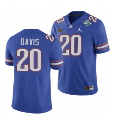 Florida Gators Malik Davis Royal 2020 Cotton Bowl Classic College Football Jersey