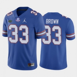 Florida Gators Trent Brown Blue Home Men'S Jersey