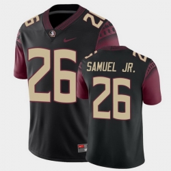 Men Florida State Seminoles Asante Samuel Jr. College Football Black Alternate Game Jersey