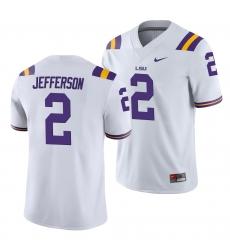 LSU Tiger Justin Jefferson White College Football Men'S Jersey