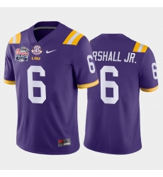 LSU Tiger Terrace Marshall Jr. Purple Away Men'S Jersey