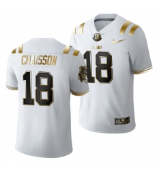 Lsu Tigers K'Lavon Chaisson Golden Edition Limited Nfl White Jersey