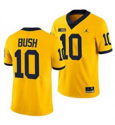 Michigan Wolverines Devin Bush Maize Nfl Alumni Men Jersey