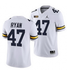 Michigan Wolverines Jake Ryan White Nfl Alumni Men Jersey