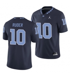 North Carolina Tar Heels Jace Ruder Navy College Football Men'S Jersey