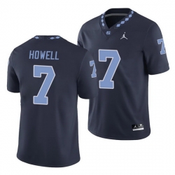 North Carolina Tar Heels Sam Howell Navy College Football Men'S Jersey