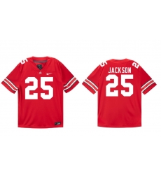 Men Ohio State Buckeyes Nike #25 Bo Jackson Student Athlete Scarlet Football Jersey