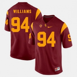 Men Usc Trojans Leonard Williams Pac 12 Game Red Jersey