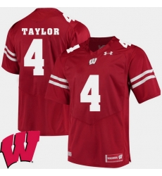 Men Wisconsin Badgers A.J. Taylor Red Alumni Football Game Ncaa 2018 Jersey