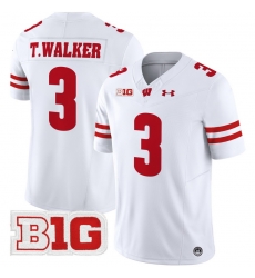 Men Youth Wisconsin Badgers 3 Tawee Walker White 2024 Vapor Limited Jersey All Stitched Men Youth Wisconsin Badgers 3 Tawee Walker White 2024 Vapor Limited Jersey All Stitched