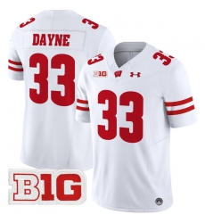 Men Youth Wisconsin Badgers 33 Ron Dayne White 2024 Vapor Limited Jersey All Stitched Men Youth Wisconsin Badgers 33 Ron Dayne White 2024 Vapor Limited Jersey All Stitched