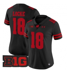 Women Wisconsin Badgers 18 Braedyn Locke Black 2024 Vapor Limited Jersey All Stitched Women Wisconsin Badgers 18 Braedyn Locke Black 2024 Vapor Limited Jersey All Stitched