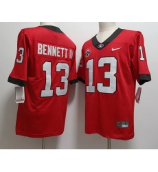 Men #13 Stetson BENNETT IV Georgia Bulldogs College Football Jerseys Sale red