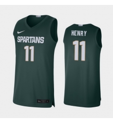 Michigan State Spartans Aaron Henry Green Alumni Limited Men'S Jersey