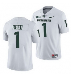 Michigan State Spartans Jayden Reed White College Football Men Jersey