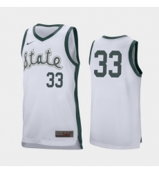 Michigan State Spartans Magic Johnson White Retro Performance Men'S Jersey