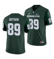 Michigan State Spartans Matt Dotson Green College Football Men'S Jersey