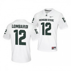 Michigan State Spartans Rocky Lombardi White Untouchable Men'S Jersey