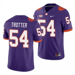 Clemson Tigers Mason Trotter Purple College Football Men'S Jersey