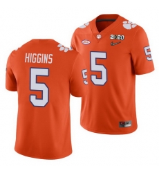 Clemson Tigers Tee Higgins Orange College Football Men'S Jersey