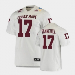 Men Texas A&M Aggies Ryan Tannehill 2021 Orange Bowl College Football White Jersey