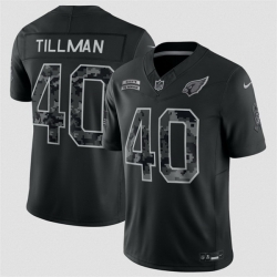 Men Arizona Cardinals  40 Pat Tillman Black F U S E  2026 Salute to Service Limited Stitched Football Jersey