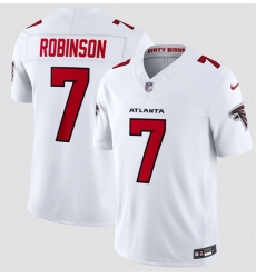 Youth Atlanta Falcons 7 Bijan Robinson White 2026 F U S E Vapor Untouchable Limited Stitched Football Jersey Youth Atlanta Falcons 7 Bijan Robinson White 2026 F U S E Vapor Untouchable Limited Stitched Football Jersey