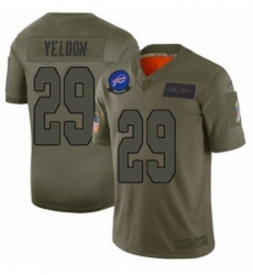 Men Buffalo Bills 29 TJ Yeldon Limited Camo 2019 Salute to Service Football Jersey