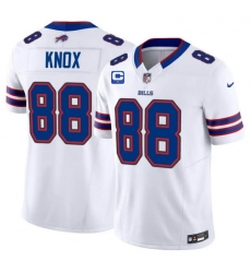 Men Buffalo Bills  88 Dawson Knox White 2026 F U S E  With 1 Star C Patch Vapor Untouchable Limited Stitched Football Jersey