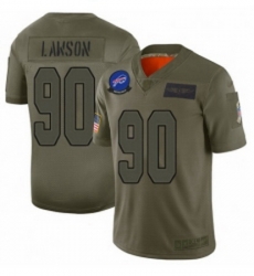 Men Buffalo Bills 90 Shaq Lawson Limited Camo 2019 Salute to Service Football Jersey