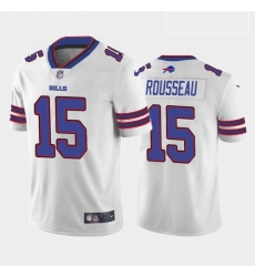 Men Buffalo Bills Gregory Rousseau White Blue 2021 Draft Jersey