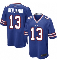 Mens Nike Buffalo Bills 13 Kelvin Benjamin Game Royal Blue Team Color NFL Jersey