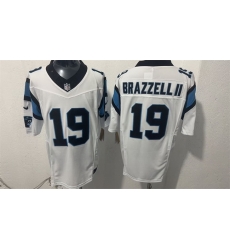 Men Carolina Panthers  19 Chris Brazzell II White F U S E  Vapor Limited Stitched Football Jersey