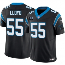 Men Carolina Panthers  55 Devin Lloyd Black 2026 F U S E  1 Star C Patch Vapor Limited Stitched Football Jersey