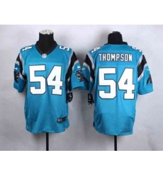 nike nfl jerseys carolina panthers 54 thompson blue[Elite]