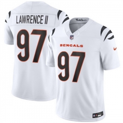 Men Cincinnati Bengals  97 Dexter Lawrence II White 2026 F U S E  Vapor Untouchable Limited Stitched Football Jersey