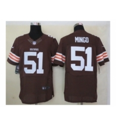 Nike Cleveland Browns 51 Barkevious Mingo Brown Elite NFL Jersey